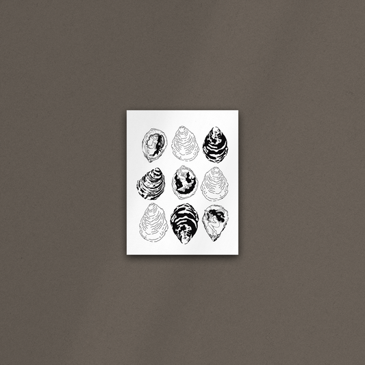 'Oyster Babes' Print
