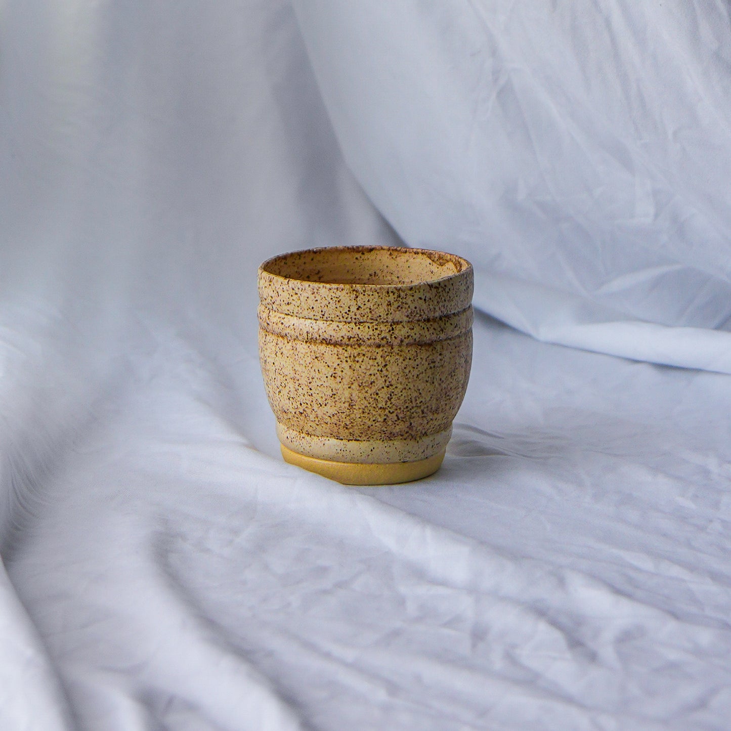 Beige & Brown Speckled Cup, 10oz