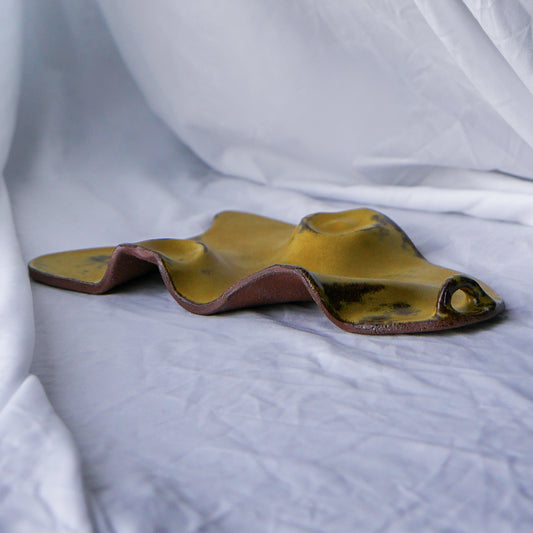 Olive & Brown Display Tray, 10"