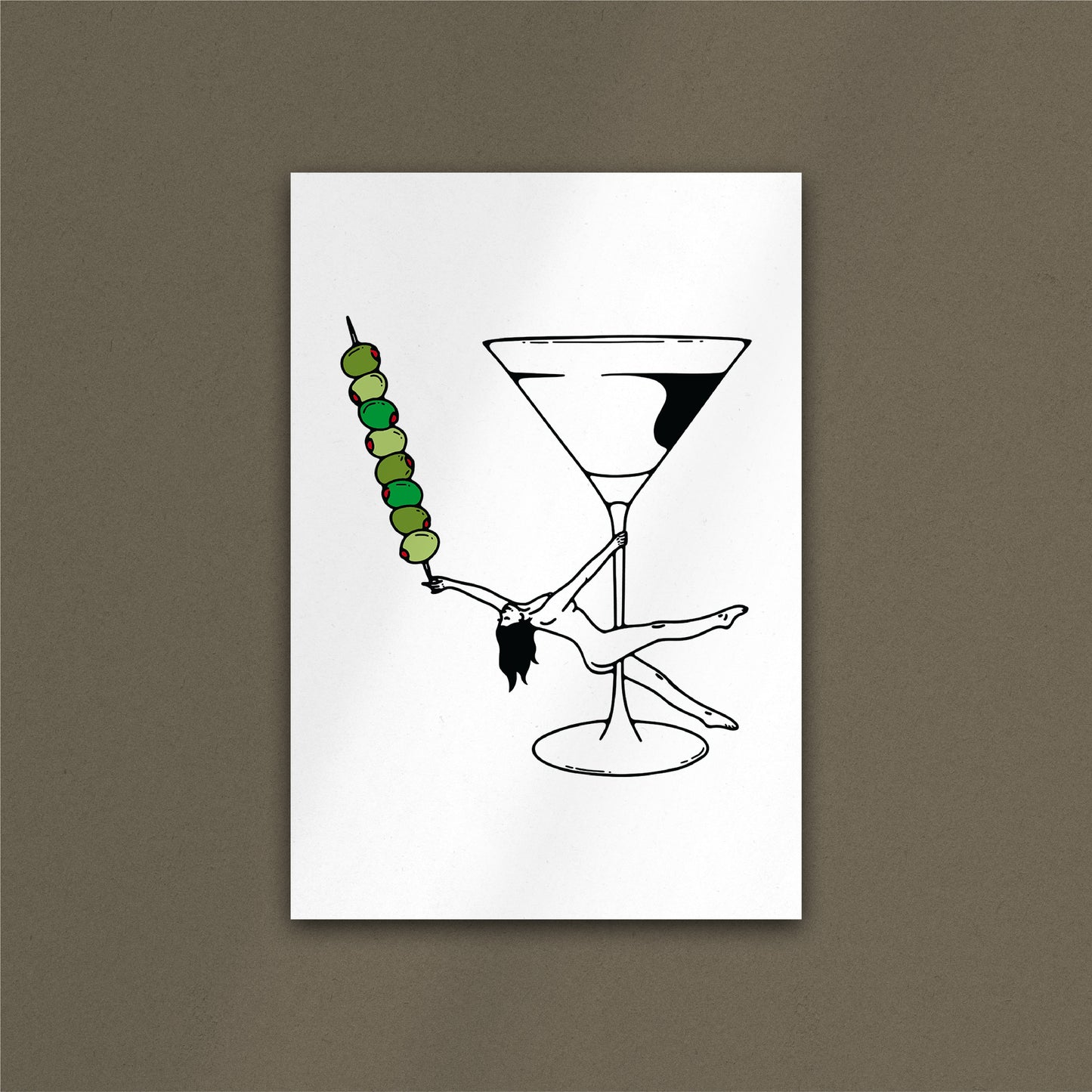 'Martini Girl' Art Print