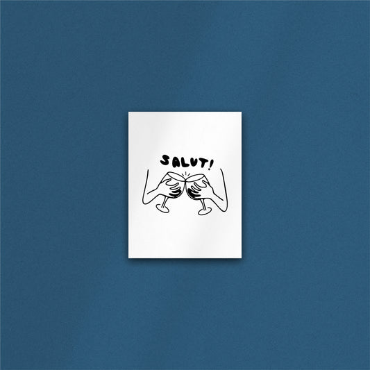 'Salut!' Art Print