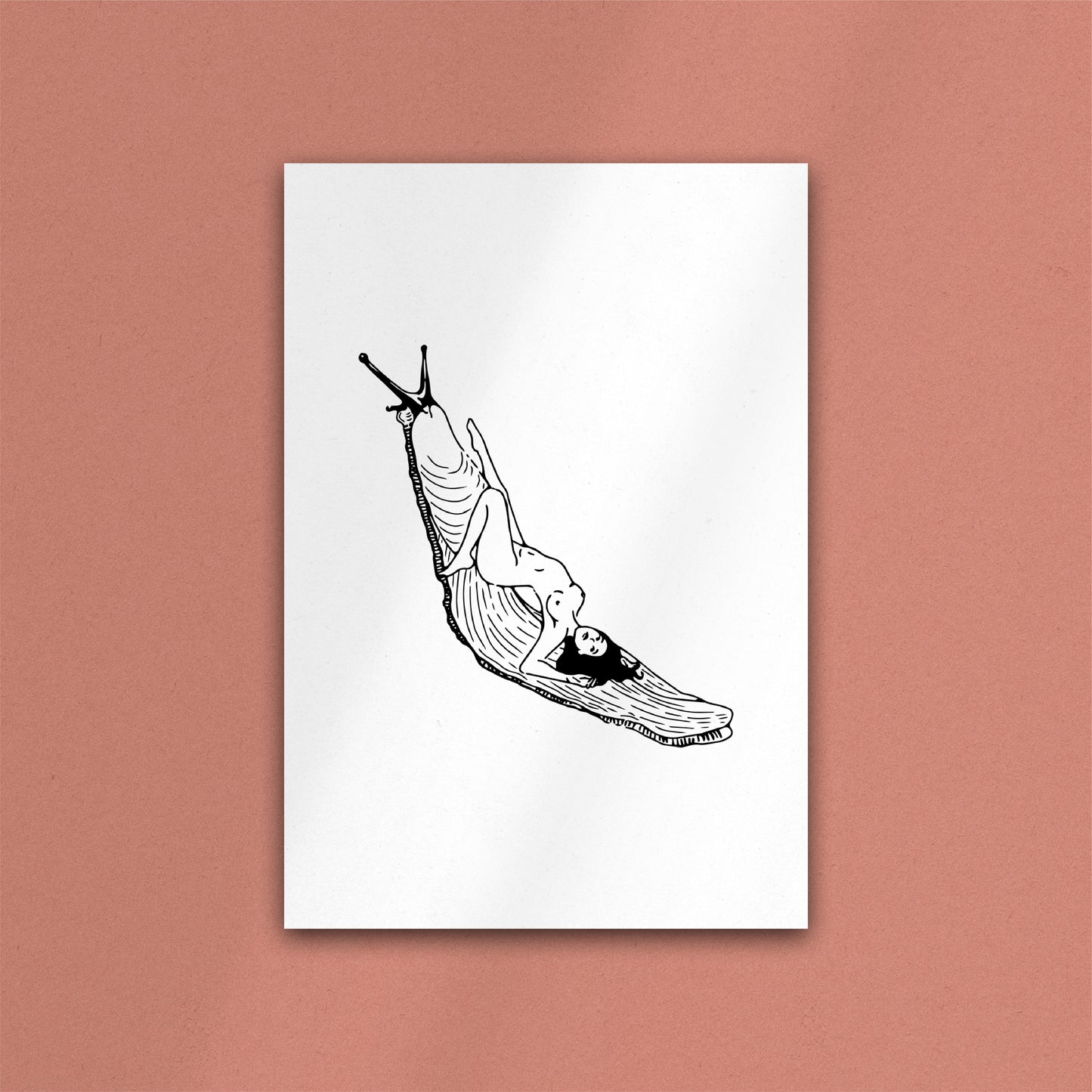 'Slug Girl' Art Print