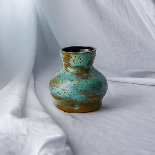 Cenote Vase with Glossy Black