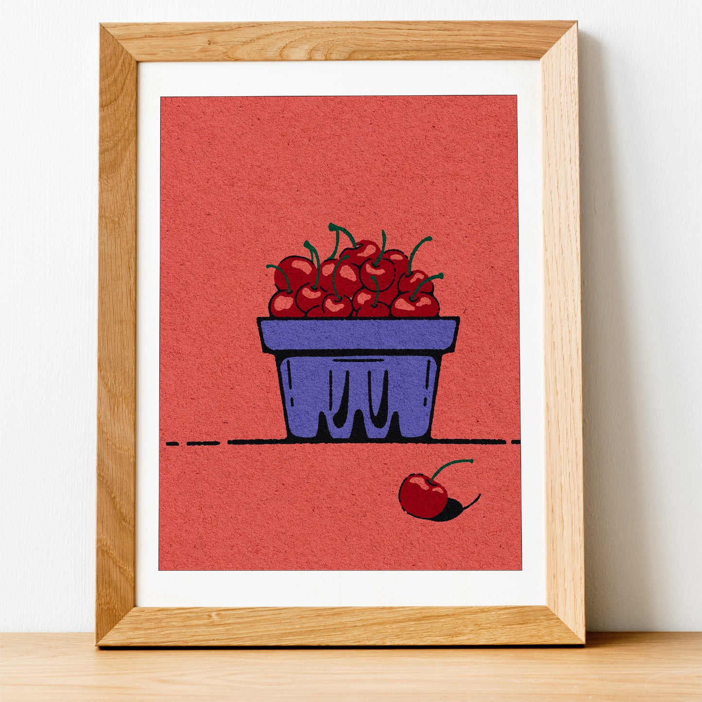 'Cherry Basket' Print