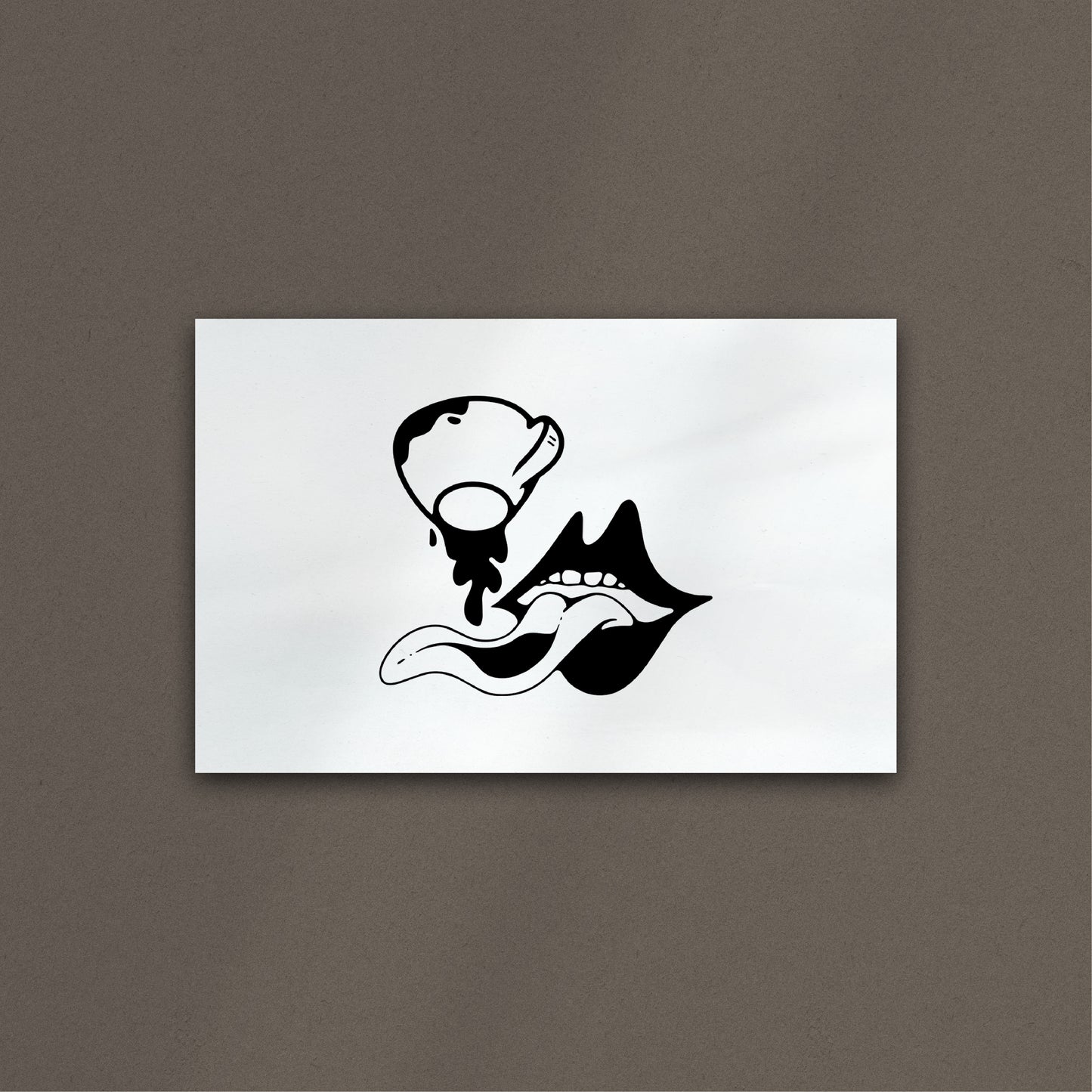 'Coffee Mouth' Print