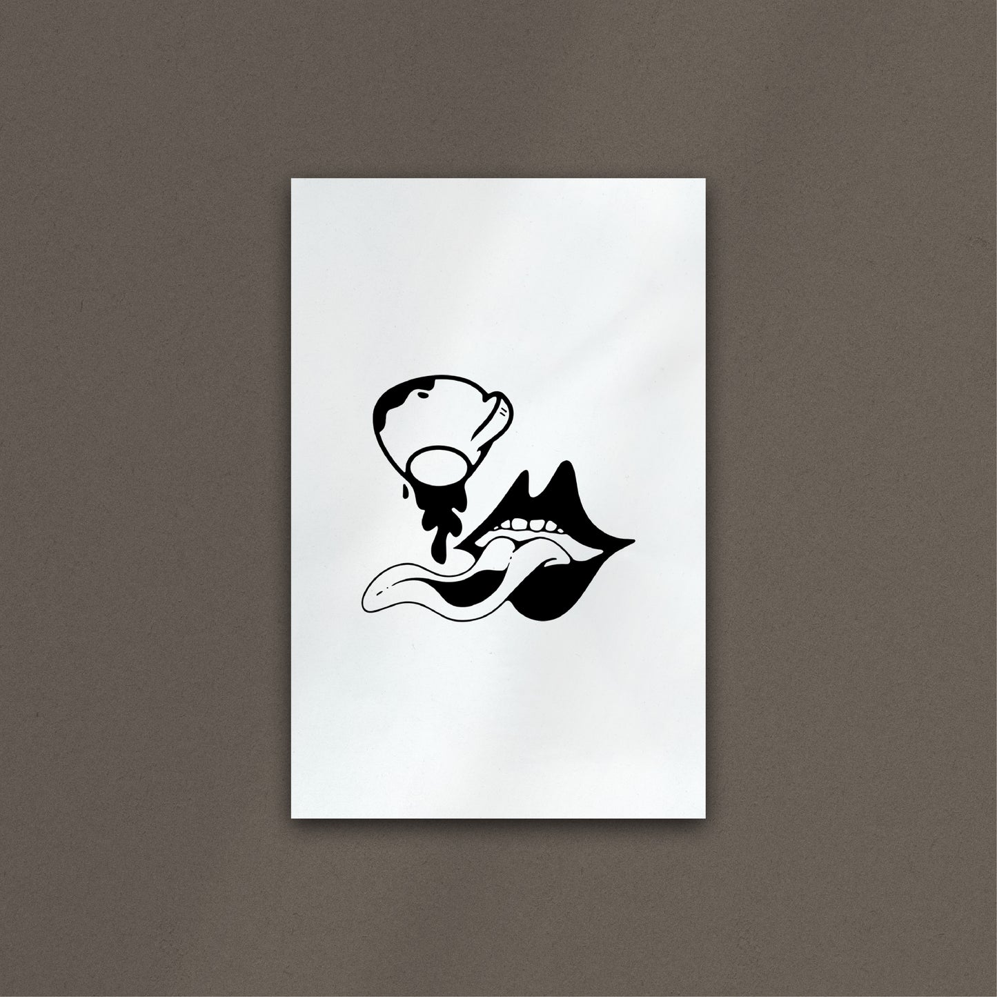 'Coffee Mouth' Print