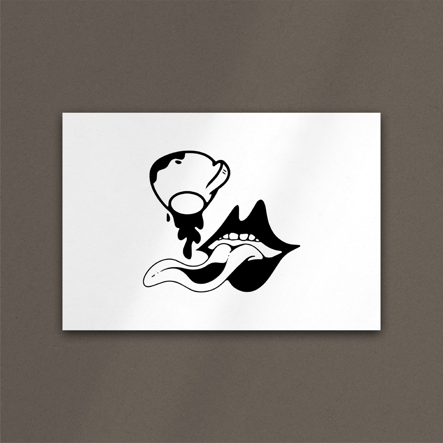 'Coffee Mouth' Print