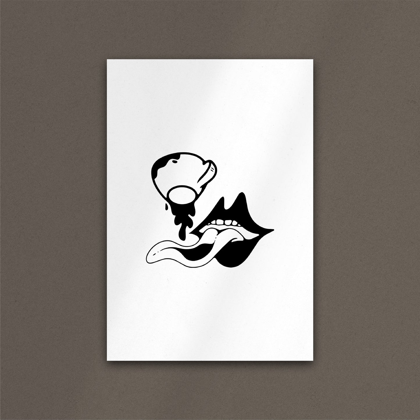 'Coffee Mouth' Print