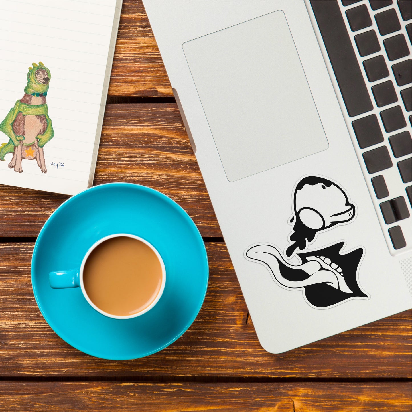 'Coffee Mouth' Sticker