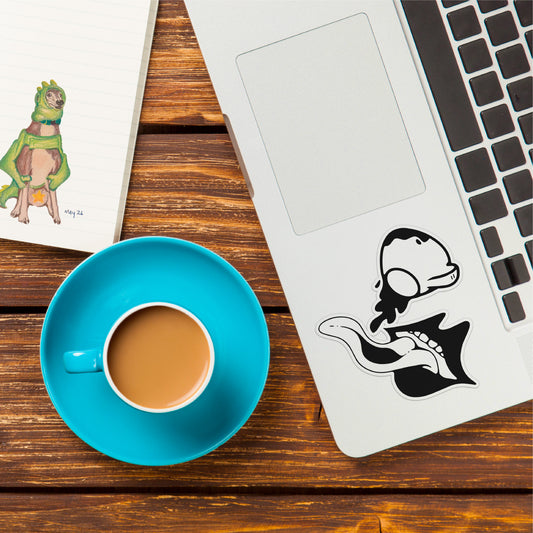 'Coffee Mouth' Sticker