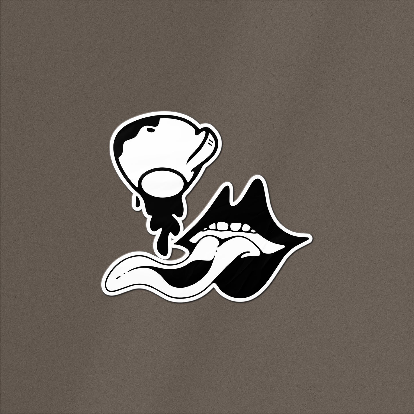 'Coffee Mouth' Sticker
