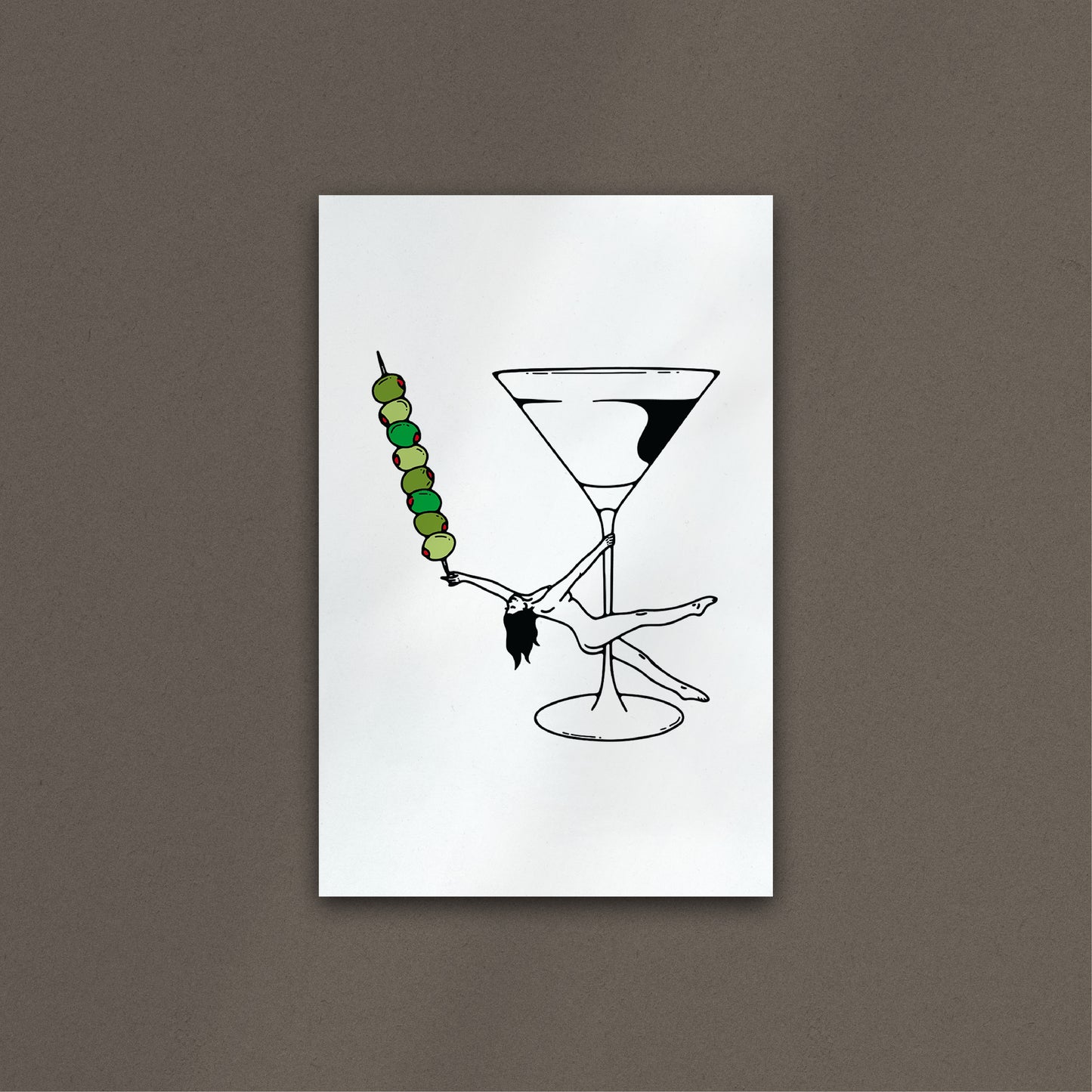 'Martini Girl' Print