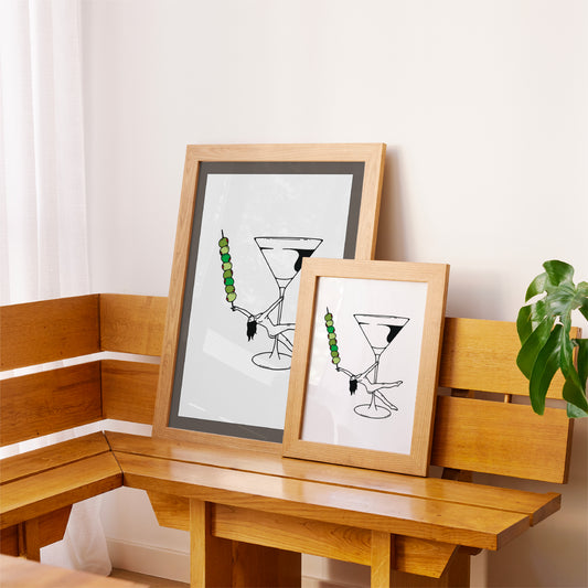 'Martini Girl' Print