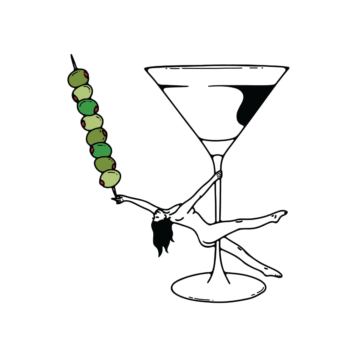 'Martini Girl' Print