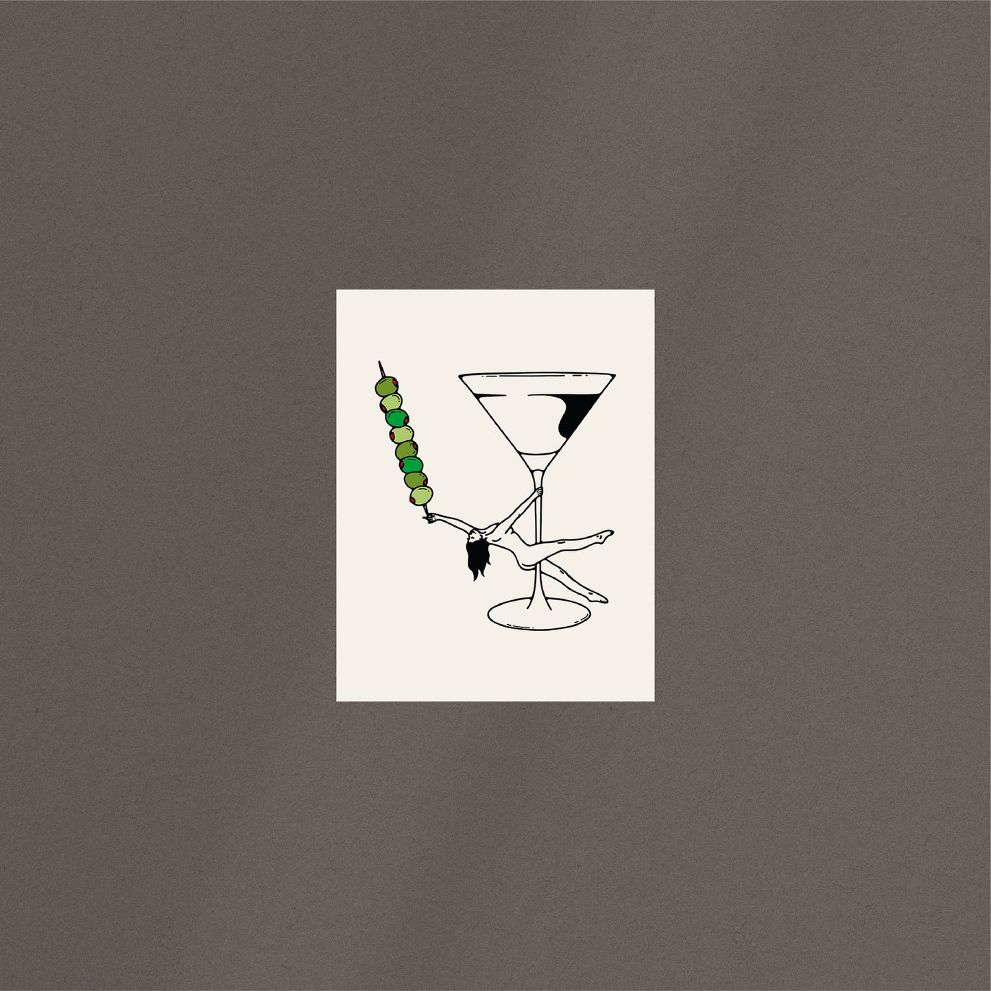 'Martini Girl' Print