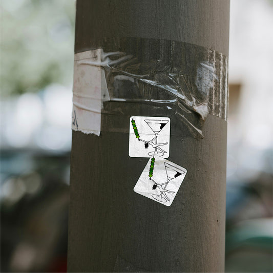 'Martini Girl' Sticker