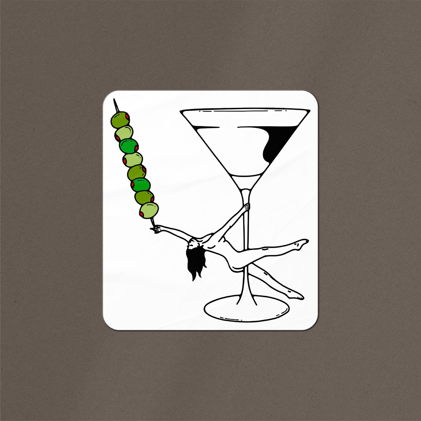 'Martini Girl' Sticker