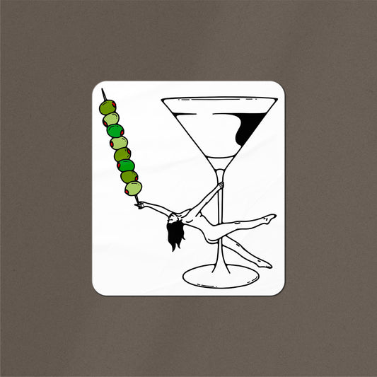 'Martini Girl' Sticker