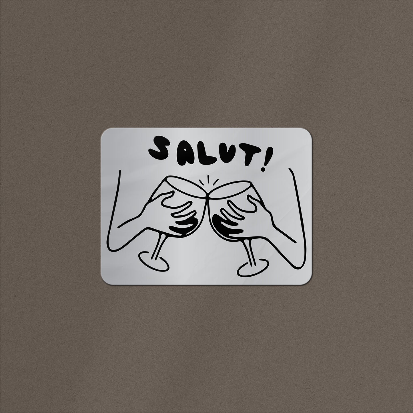 'Salut!' Sticker