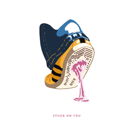 'Stuck on You' Card