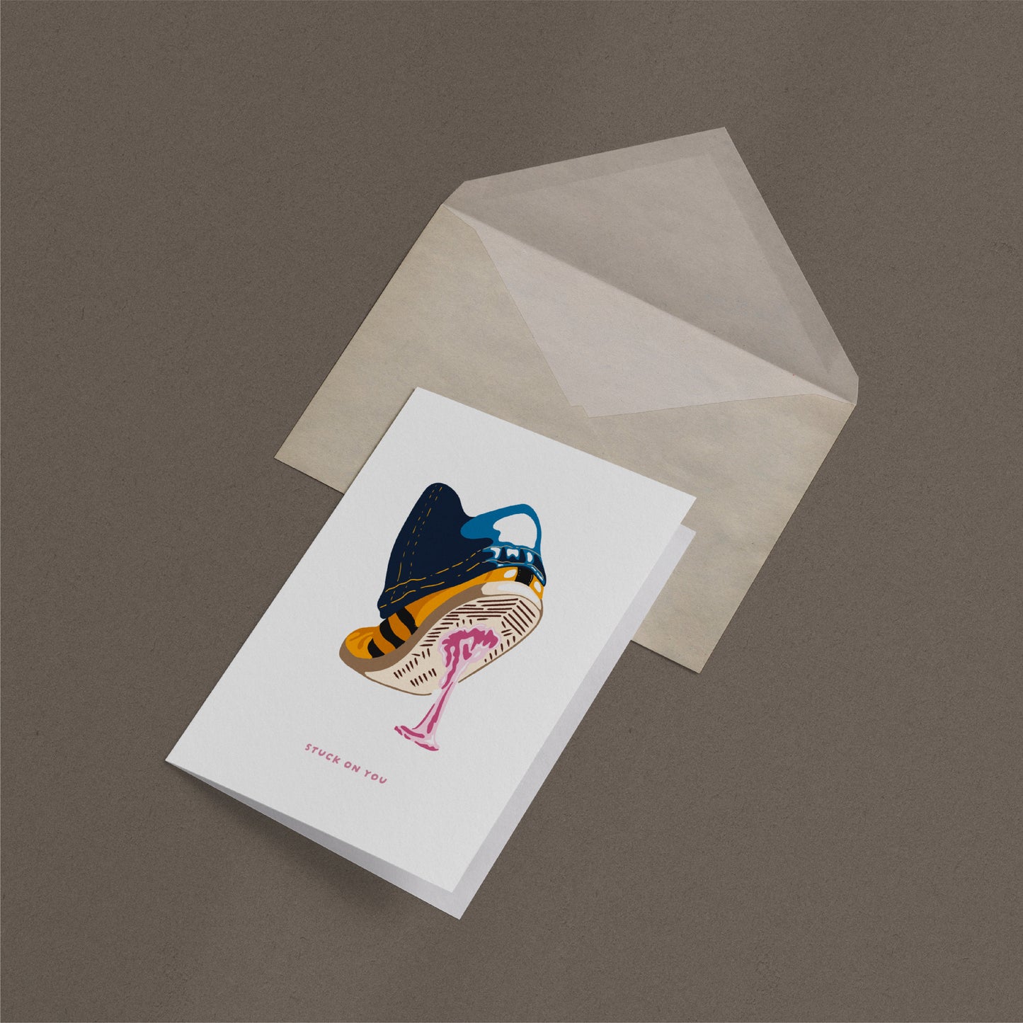 'Stuck On You' Card
