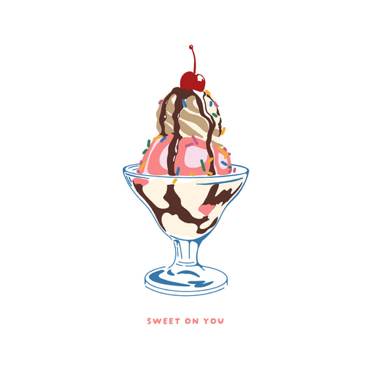 'Sweet on You' Card