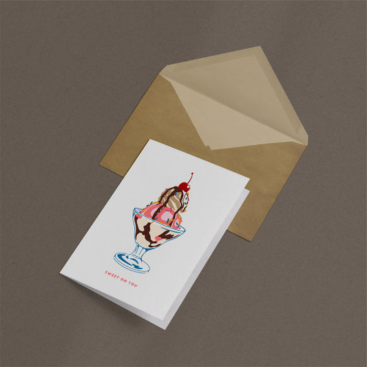 'Sweet on You' Card