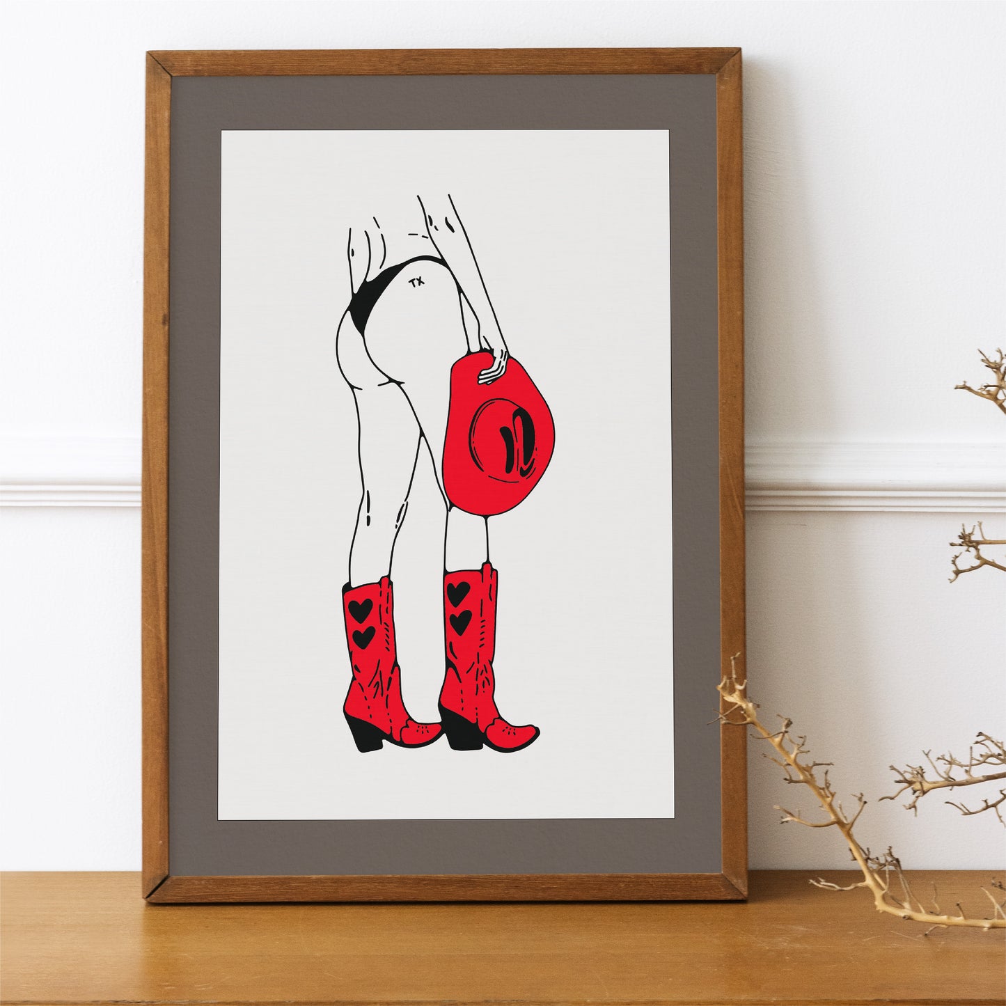 'Texas Girl' Print