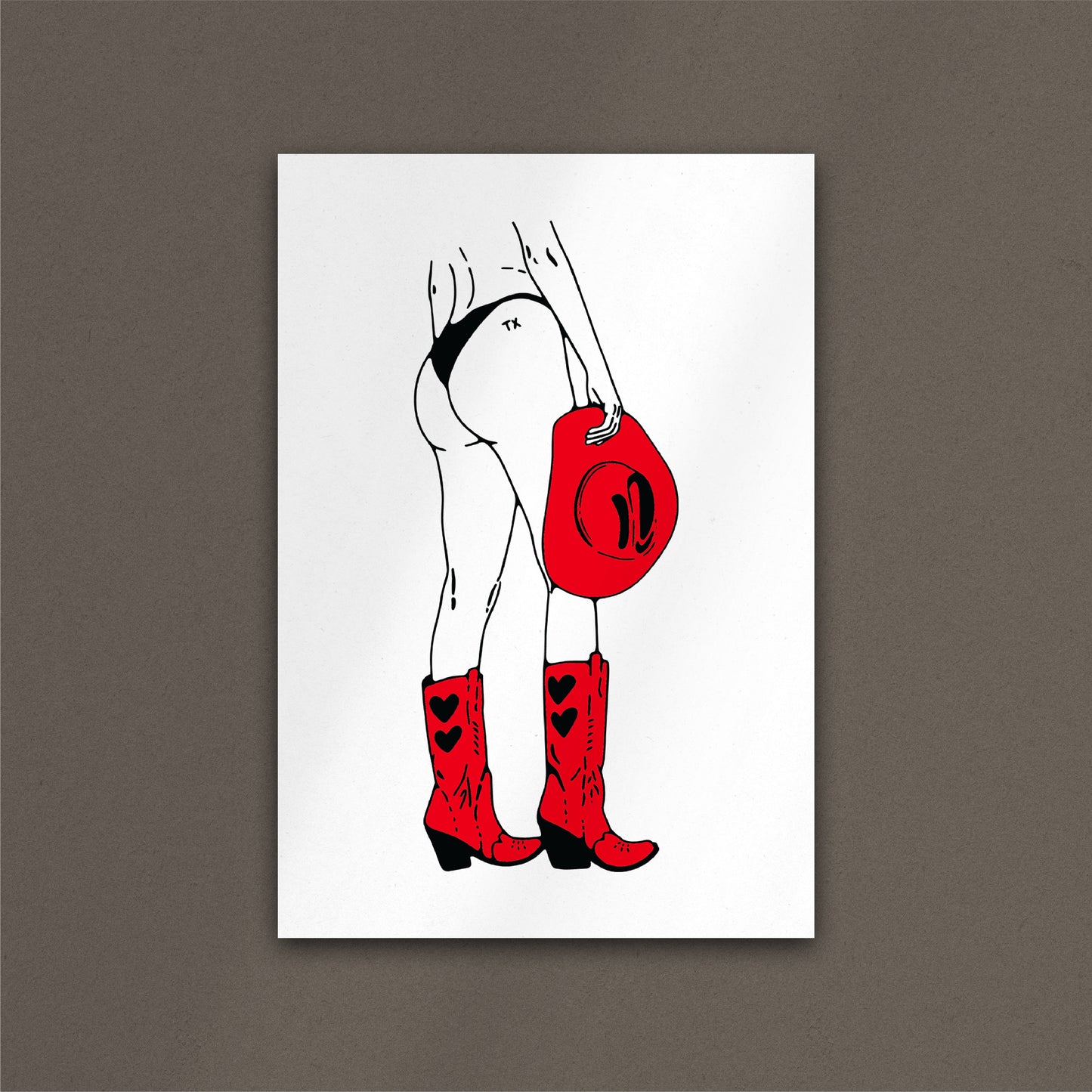 'Texas Girl' Print