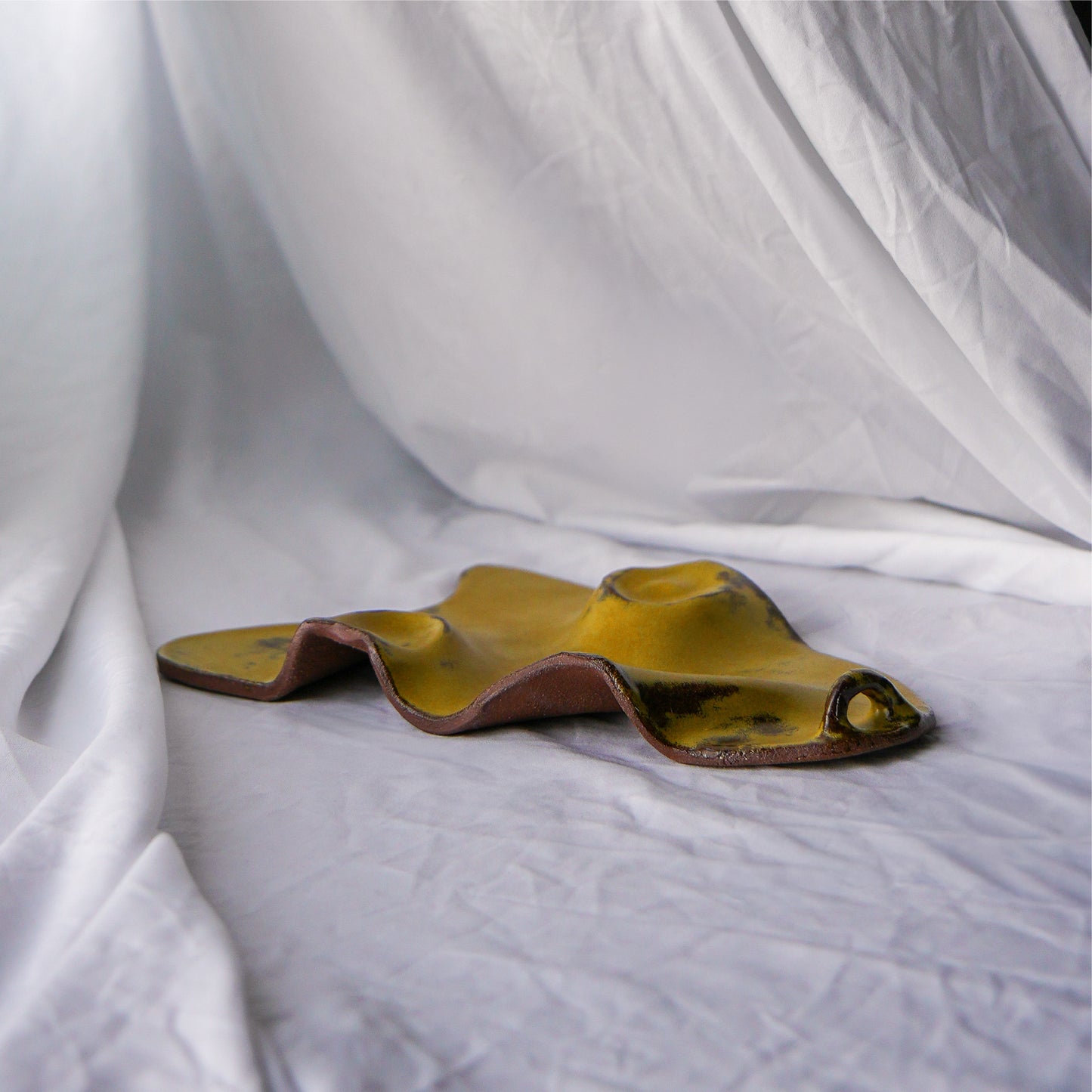 Olive & Brown Display Tray, 10"