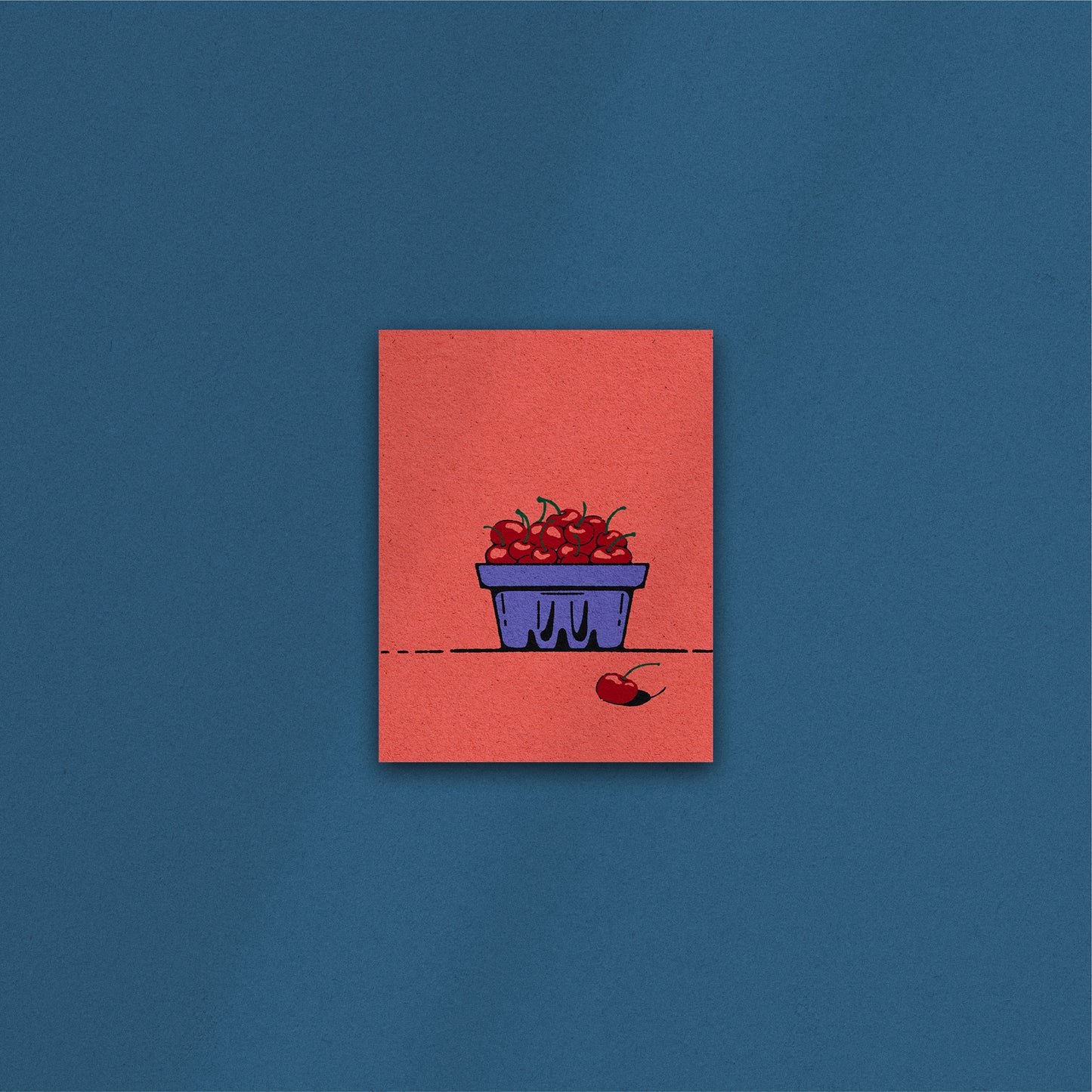'Cherry Basket' Art Print