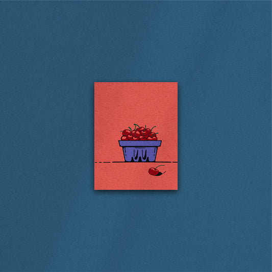 'Cherry Basket' Art Print