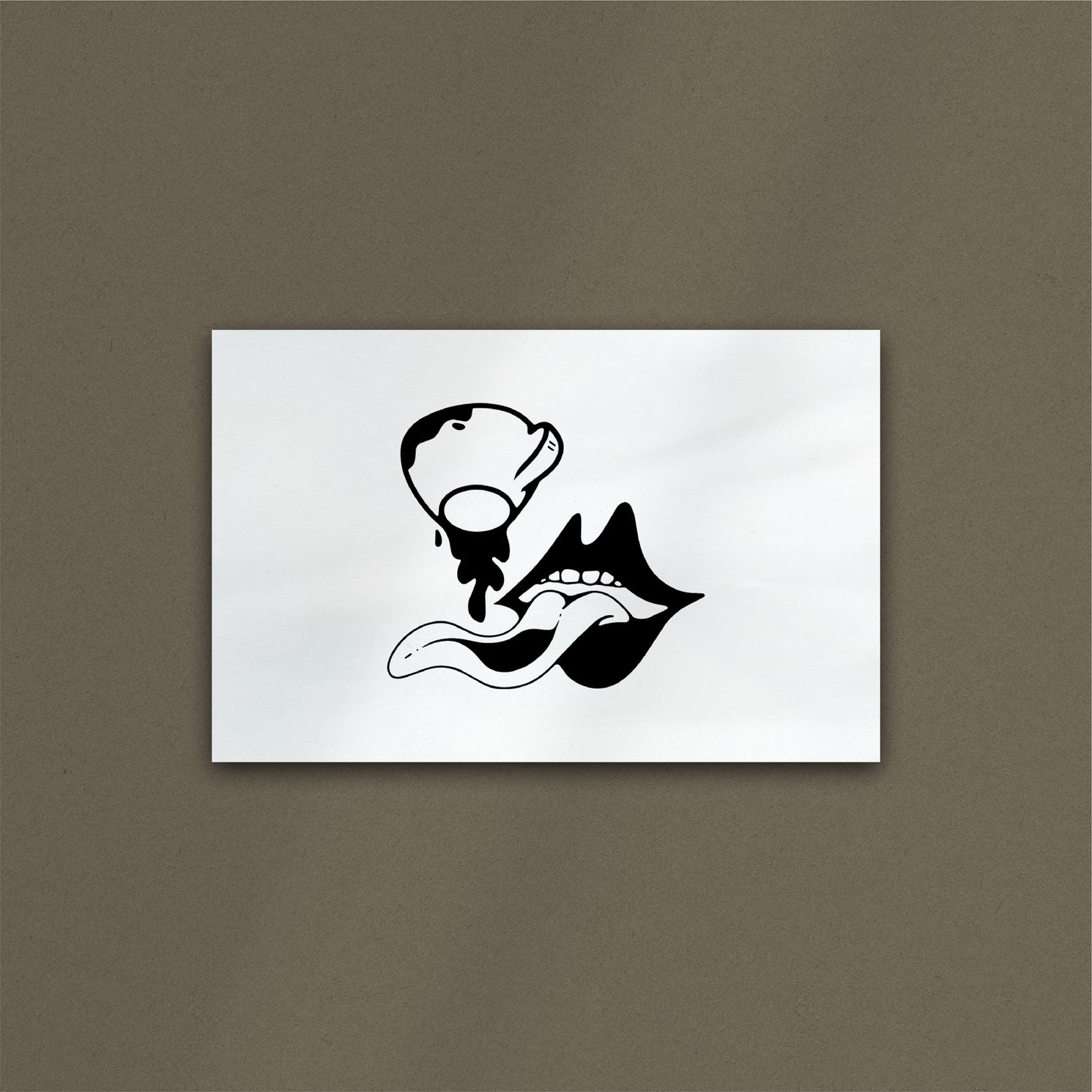 'Coffee Mouth' Art Print