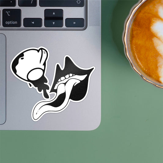 'Coffee Mouth' Sticker