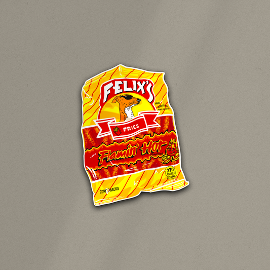 'Felix Fries' Sticker