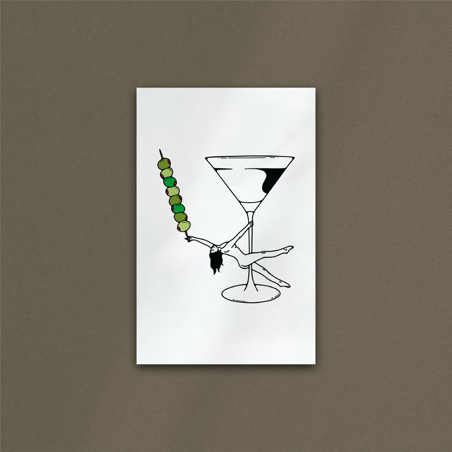 'Martini Girl' Art Print