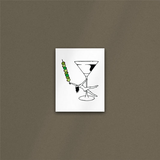 'Martini Girl' Art Print