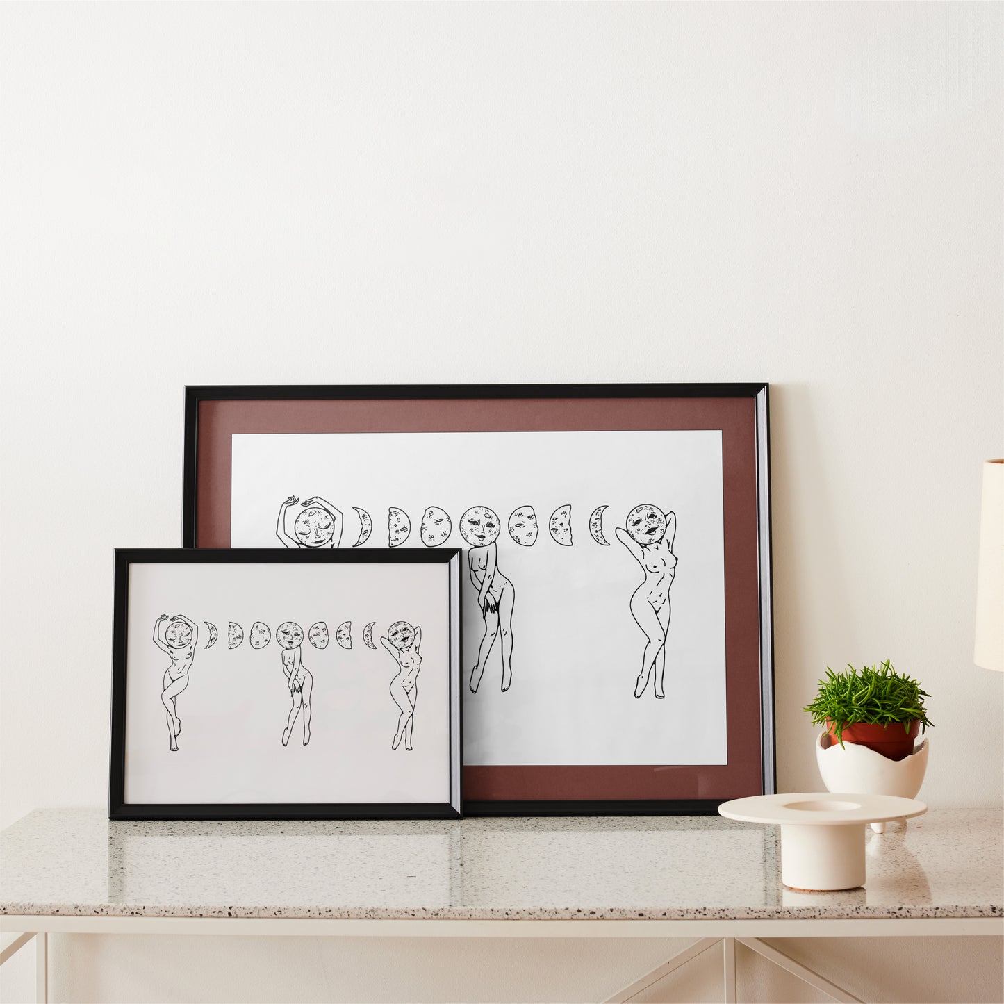 'Phases' Art Print