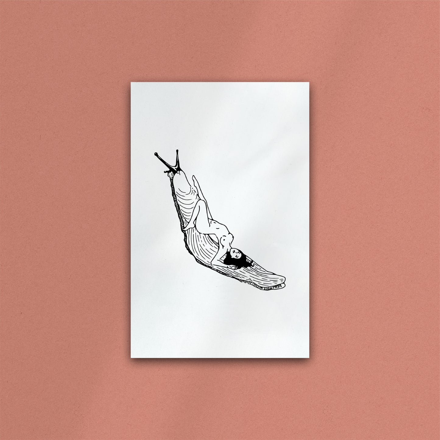 'Slug Girl' Art Print