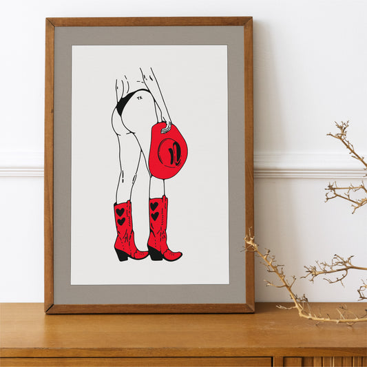 'Texas Girl' Art Print